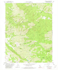 Bartlett Mtn 1958 topographic map thumbnail