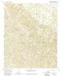 Bates Canyon 1964 topographic map thumbnail