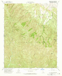 Bates Canyon 1964 topographic map thumbnail