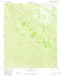 Bates Canyon 1964 topographic map thumbnail