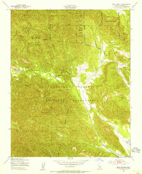 Bear Canyon 1949 topographic map thumbnail