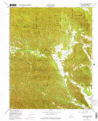 Bear Canyon 1949 topographic map thumbnail