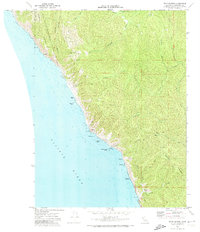 Bear Harbor 1969 topographic map thumbnail