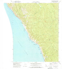 Bear Harbor 1969 topographic map thumbnail
