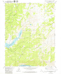 Bear River Reservoir 1979 topographic map thumbnail