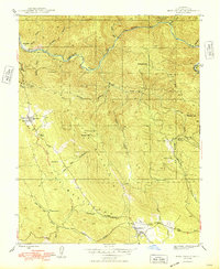 Bear Valley 1948 topographic map thumbnail