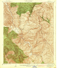 Beartrap Canyon topographic map thumbnail