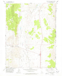 Beckwourth Pass 1975 topographic map thumbnail