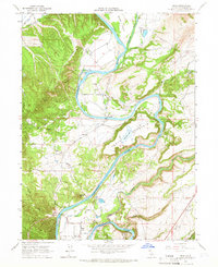 Bend 1965 topographic map thumbnail