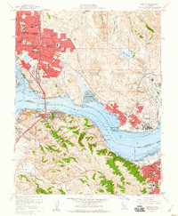 Benicia 1959 topographic map thumbnail