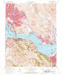 Benicia 1959 topographic map preview