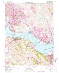 Benicia 1959 topographic map thumbnail
