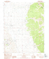 Benton 1987 topographic map thumbnail