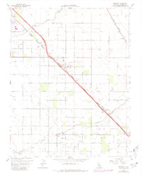 Berenda 1961 topographic map thumbnail