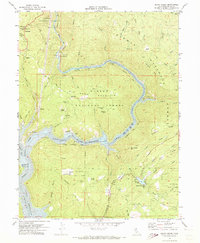 Berry Creek 1970 topographic map thumbnail