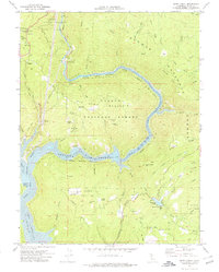 Berry Creek 1970 topographic map thumbnail