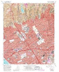 Beverly Hills 1966 topographic map thumbnail