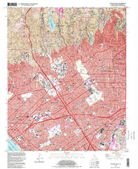 Beverly Hills 1995 topographic map preview