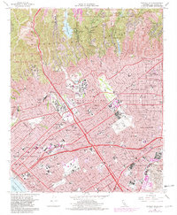 Beverly Hills 1966 topographic map preview