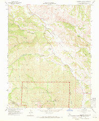 Bickmore Canyon 1968 topographic map thumbnail