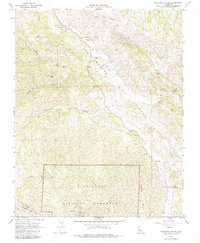 Bickmore Canyon 1968 topographic map thumbnail