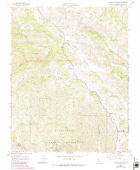 Bickmore Canyon 1968 topographic map thumbnail