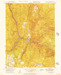 Bidwell Bar 1947 topographic map thumbnail