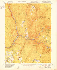 Bidwell Bar topographic map thumbnail