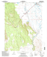 Bieber 1993 topographic map thumbnail