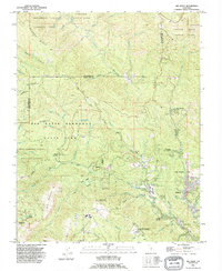 Big Basin 1991 topographic map thumbnail