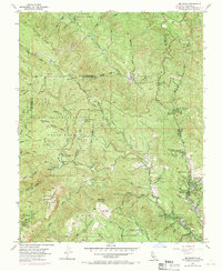 Big Basin 1955 topographic map thumbnail