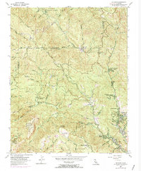 Big Basin 1955 topographic map thumbnail