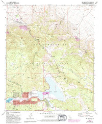 Big Bear City 1971 topographic map thumbnail