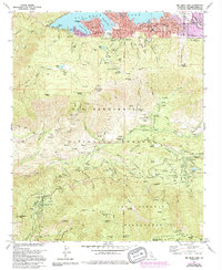 Big Bear Lake 1970 topographic map thumbnail