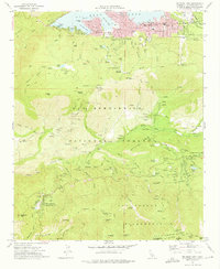 Big Bear Lake 1970 topographic map thumbnail