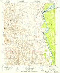 Big Maria Mts SE 1955 topographic map thumbnail