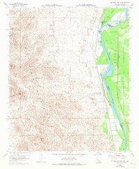 Big Maria Mts SE 1955 topographic map thumbnail