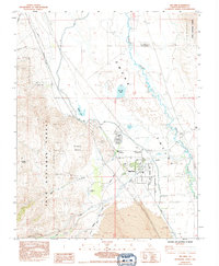 Big Pine 1984 topographic map thumbnail