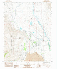 Big Pine 1984 topographic map thumbnail