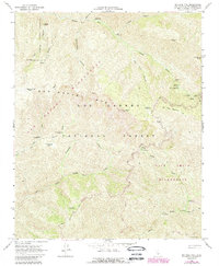 Big Pine Mtn 1964 topographic map thumbnail