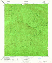 Big Pine Mountain 1943 topographic map thumbnail