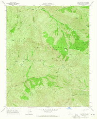 Big Pine Mtn 1964 topographic map thumbnail