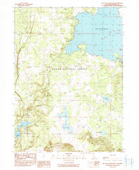 Big Sage Reservoir 1990 topographic map thumbnail