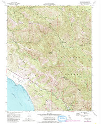 Big Sur 1956 topographic map thumbnail