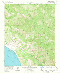 Big Sur 1956 topographic map thumbnail