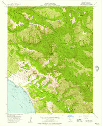 Big Sur 1956 topographic map thumbnail