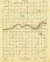Biola 1947 topographic map preview