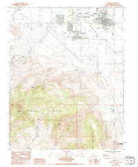 Bishop 1984 topographic map thumbnail