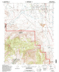 Bishop 1994 topographic map thumbnail