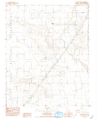 Bitter Spring 1986 topographic map thumbnail